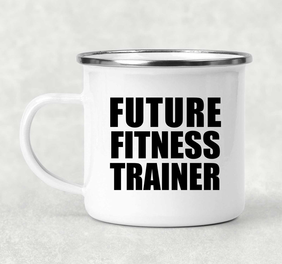 Future Fitness Trainer - 12oz Camping Mug
