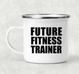 Future Fitness Trainer - 12oz Camping Mug