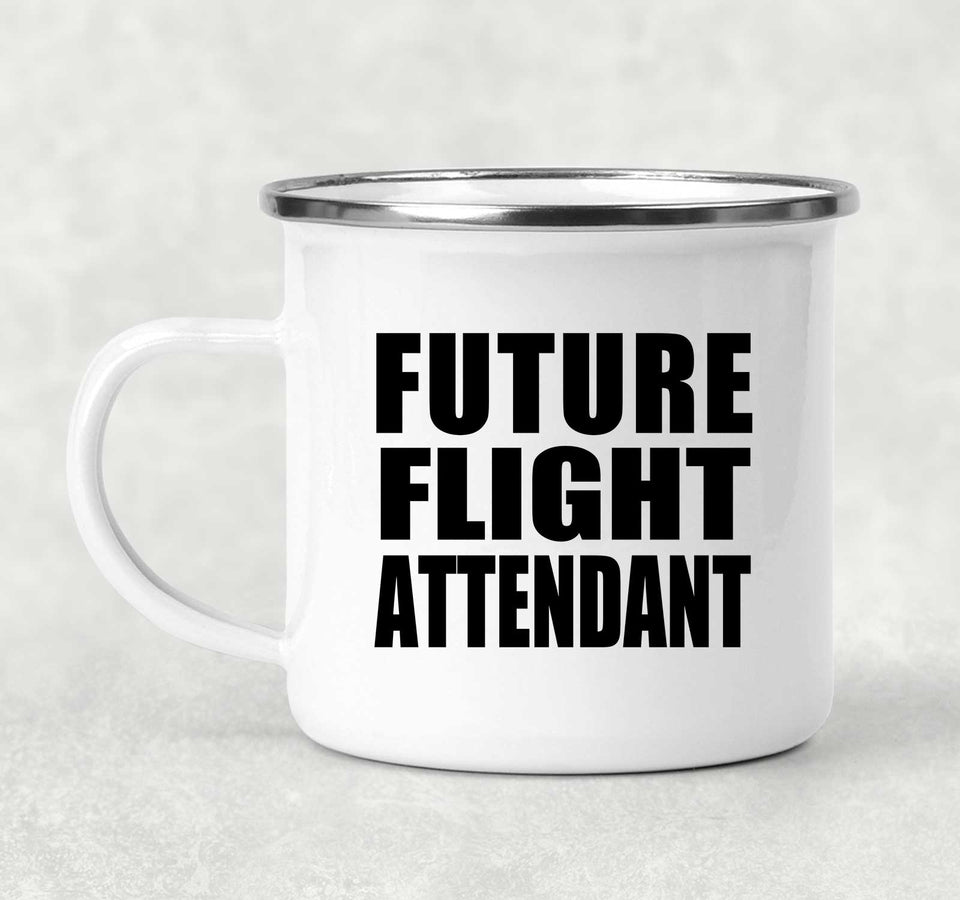 Future Flight Attendant - 12oz Camping Mug