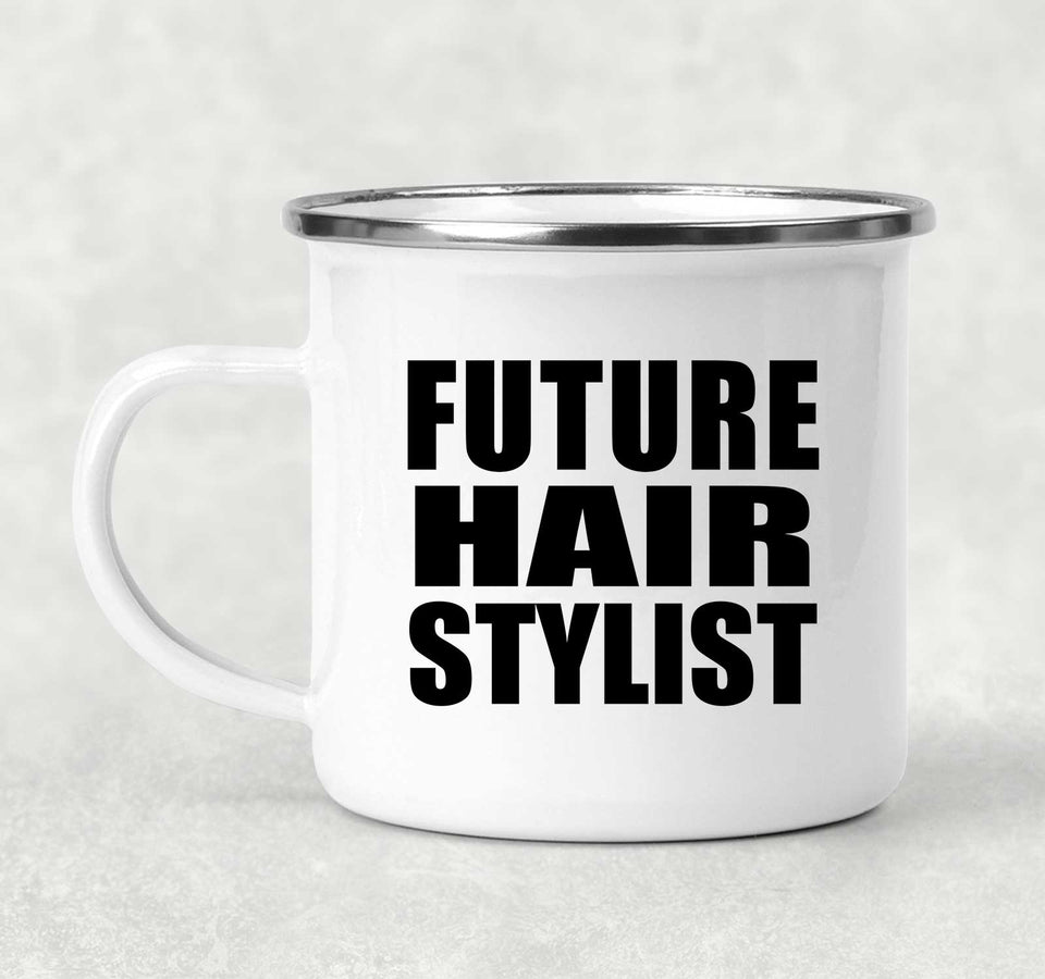 Future Hair Stylist - 12oz Camping Mug