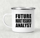 Future Market Research Analyst - 12oz Camping Mug