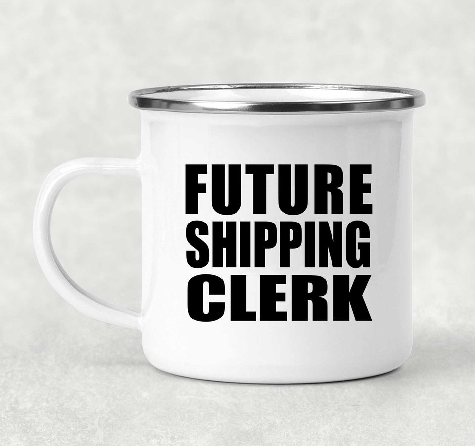 Future Shipping Clerk - 12oz Camping Mug