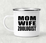 Mom Wife Zoologist - 12oz Camping Mug