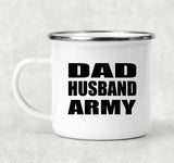Dad Husband Army - 12oz Camping Mug