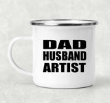 Dad Husband Artist - 12oz Camping Mug