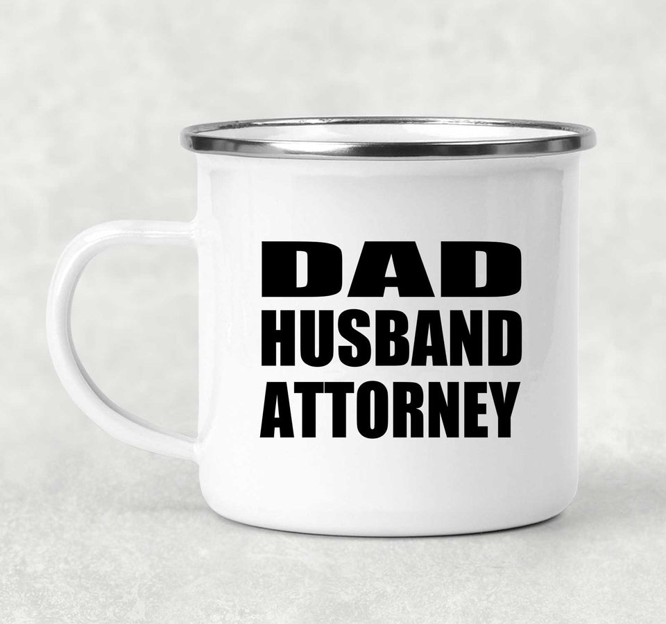 Dad Husband Attorney - 12oz Camping Mug