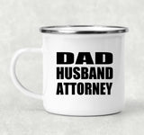 Dad Husband Attorney - 12oz Camping Mug