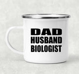 Dad Husband Biologist - 12oz Camping Mug