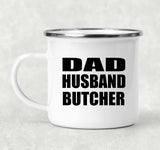 Dad Husband Butcher - 12oz Camping Mug