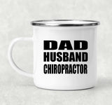 Dad Husband Chiropractor - 12oz Camping Mug