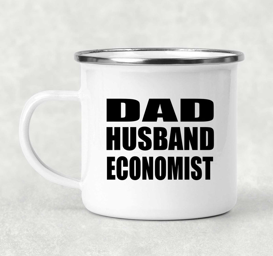 Dad Husband Economist - 12oz Camping Mug
