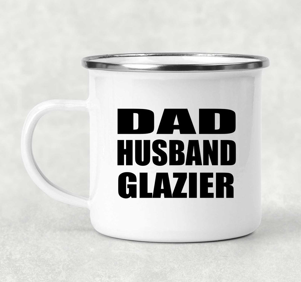 Dad Husband Glazier - 12oz Camping Mug
