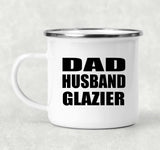 Dad Husband Glazier - 12oz Camping Mug