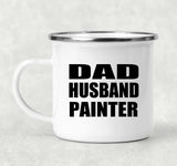 Dad Husband Painter - 12oz Camping Mug