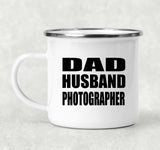 Dad Husband Photographer - 12oz Camping Mug