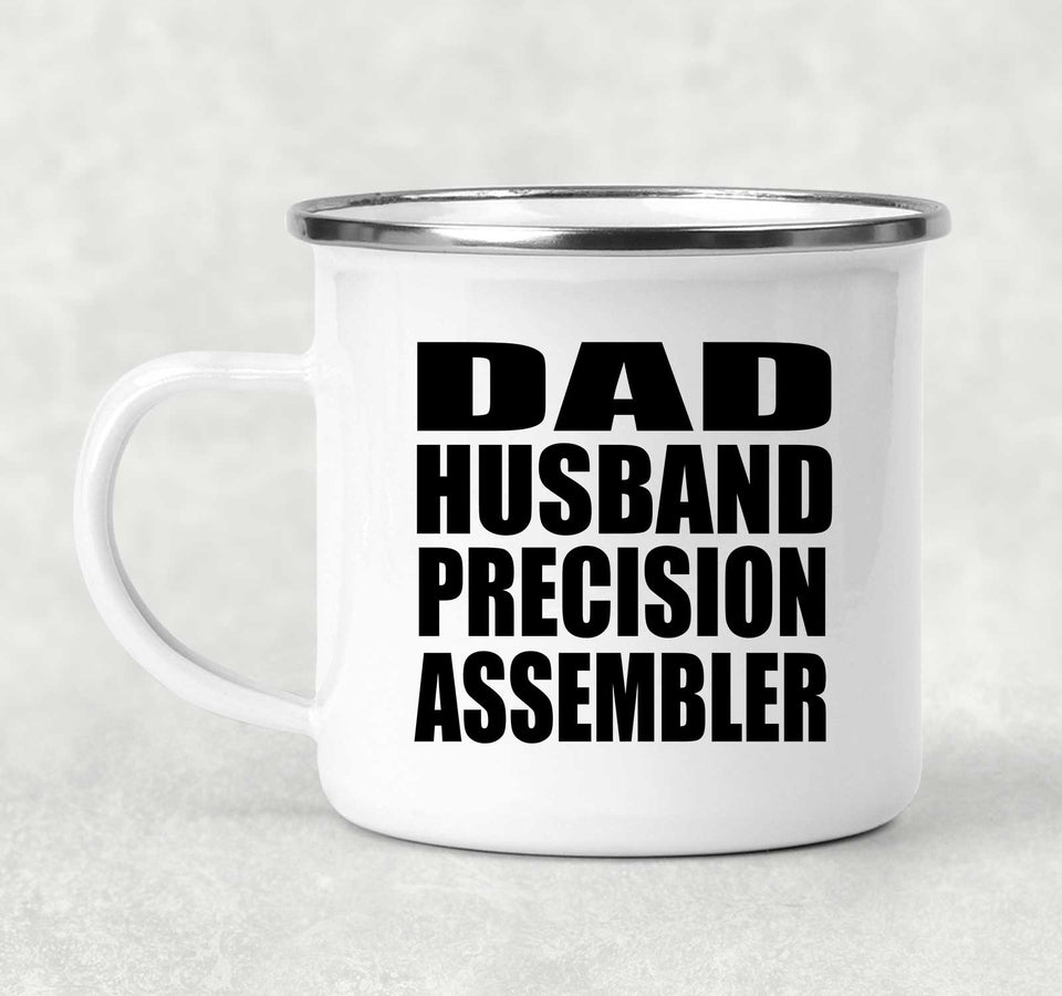 Dad Husband Precision Assembler - 12oz Camping Mug