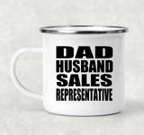Dad Husband Sales Representative - 12oz Camping Mug