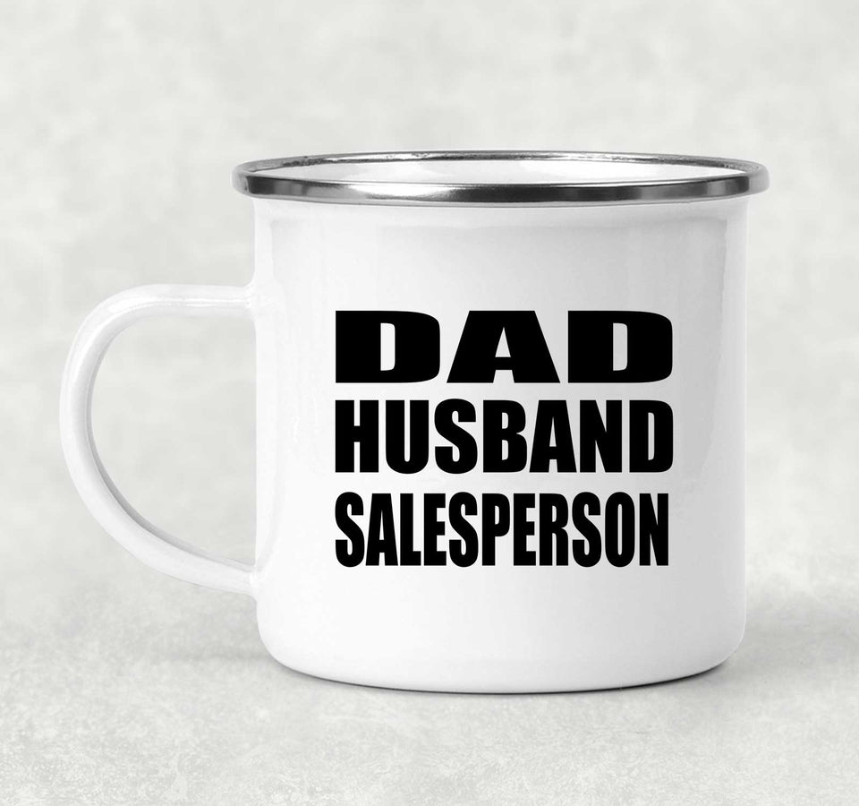 Dad Husband Salesperson - 12oz Camping Mug