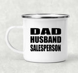 Dad Husband Salesperson - 12oz Camping Mug