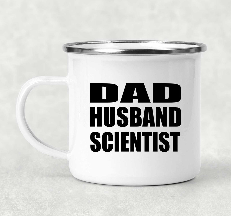 Dad Husband Scientist - 12oz Camping Mug