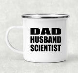 Dad Husband Scientist - 12oz Camping Mug