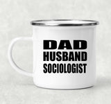 Dad Husband Sociologist - 12oz Camping Mug