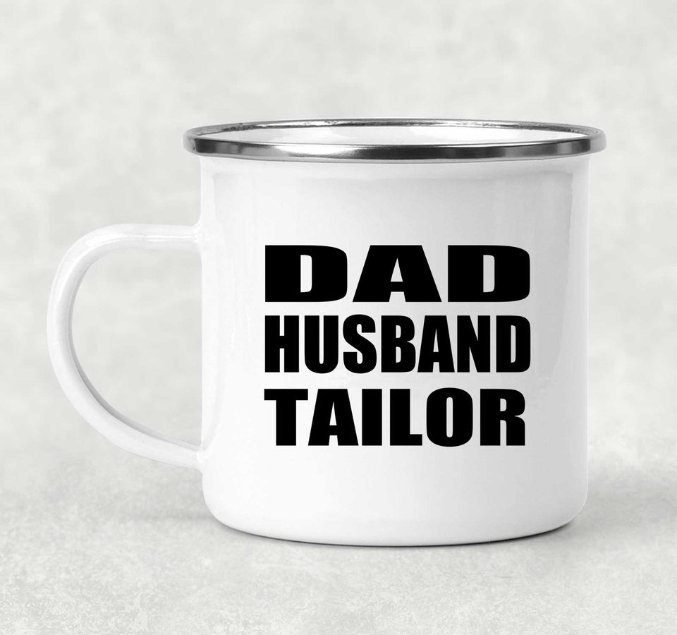 Dad Husband Tailor - 12oz Camping Mug