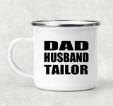 Dad Husband Tailor - 12oz Camping Mug