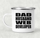 Dad Husband Web Developer - 12oz Camping Mug