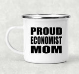 Proud Economist Mom - 12oz Camping Mug