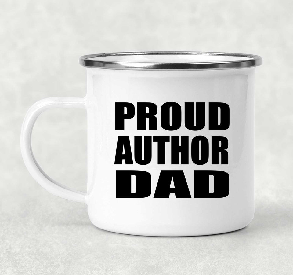 Proud Author Dad - 12oz Camping Mug