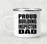 Proud Building Inspector Dad - 12oz Camping Mug