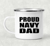 Proud Navy Dad - 12oz Camping Mug