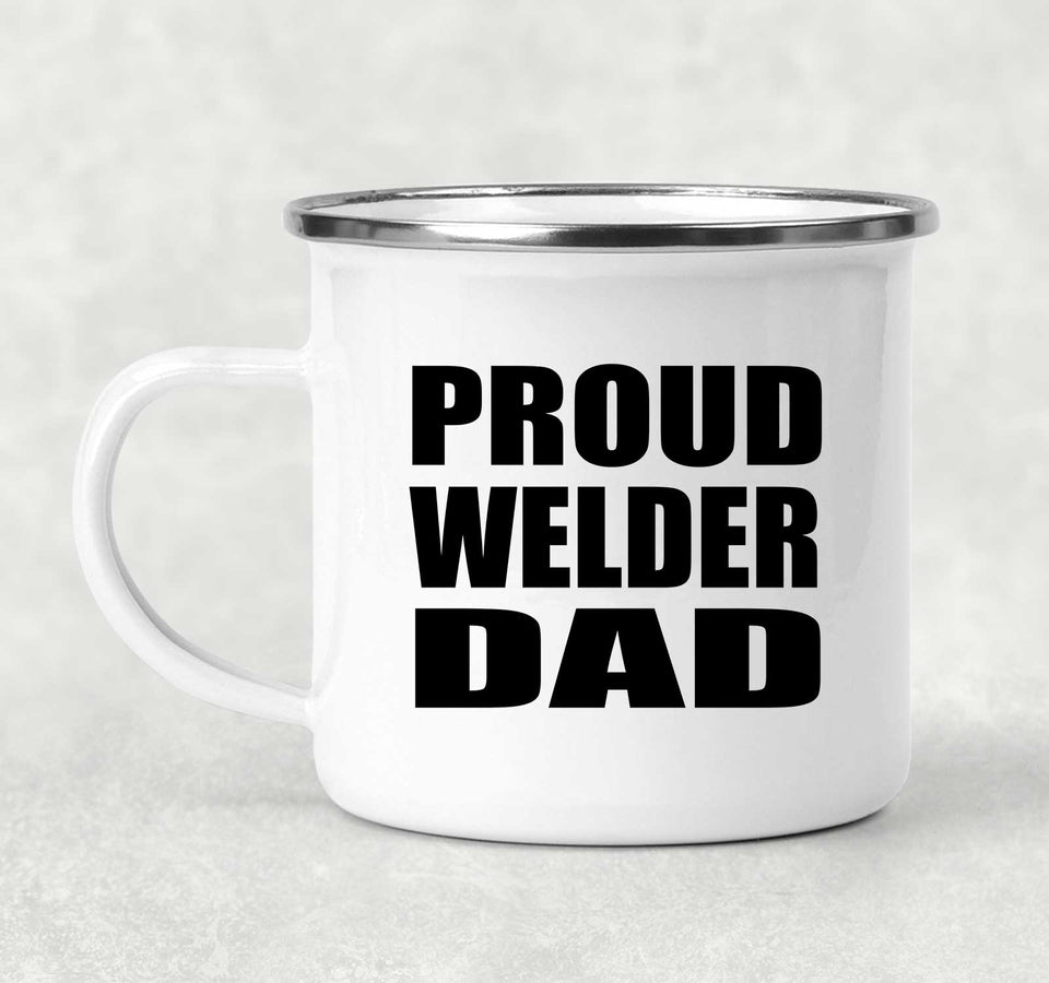 Proud Welder Dad - 12oz Camping Mug