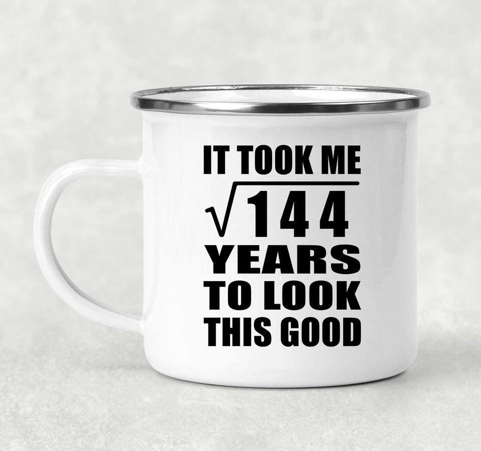 12th Birthday Took Square Root of 144 Years To Look Good - 12oz Camping Mug
