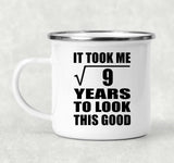 3rd Birthday Took Square Root of 9 Years To Look Good - 12oz Camping Mug