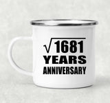 41st Anniversary Square Root of 1681 Years Anniversary - 12oz Camping Mug