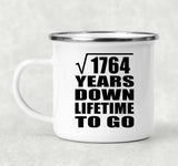42nd Anniversary Square Root of 1764 Years Lifetime To Go - 12oz Camping Mug