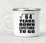 8th Anniversary Square Root of 64 Years Lifetime To Go - 12oz Camping Mug