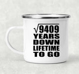 97th Anniversary Square Root of 9409 Years Lifetime To Go - 12oz Camping Mug