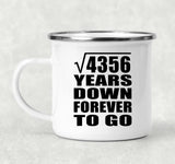 66th Anniversary Square Root of 4356 Years Down Forever To Go - 12oz Camping Mug