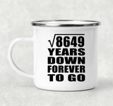 93rd Anniversary Square Root of 8649 Years Down Forever To Go - 12oz Camping Mug