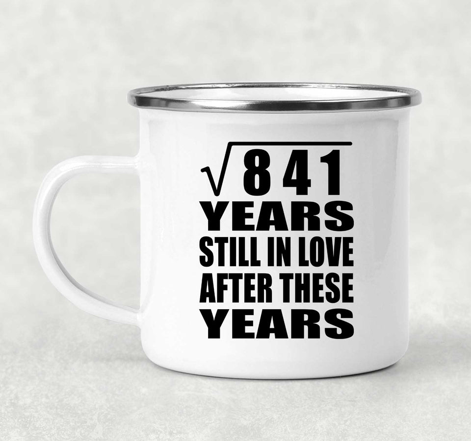 29th Anniversary Square Root of 841 Years Still In Love - 12oz Camping Mug