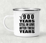 30th Anniversary Square Root of 900 Years Still In Love - 12oz Camping Mug