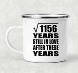 34th Anniversary Square Root of 1156 Years Still In Love - 12oz Camping Mug