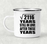46th Anniversary Square Root of 2116 Years Still In Love - 12oz Camping Mug