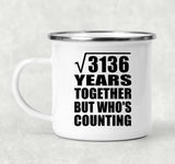 56th Anniversary Square Root of 3136 Years Who's Counting - 12oz Camping Mug