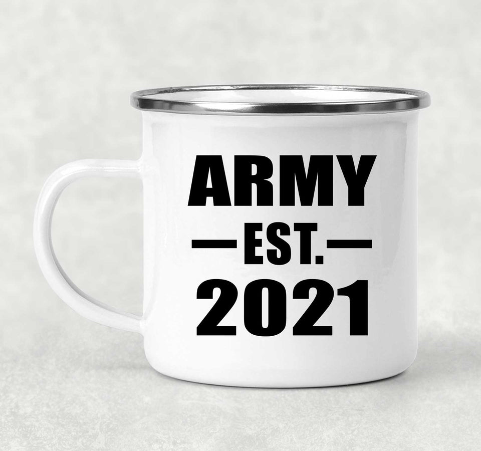 Army Established EST. 2021 - 12oz Camping Mug