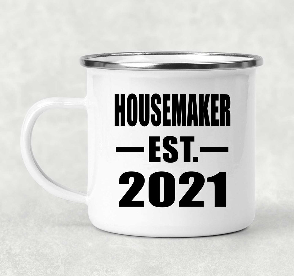 Housemaker Established EST. 2021 - 12oz Camping Mug