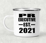 PR Executive Established EST. 2021 - 12oz Camping Mug